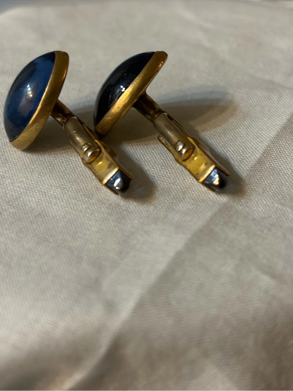 Set of three vintage cuff links